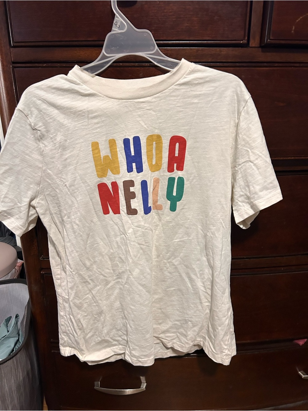 Whoa Nelly Graphic Short Sleeve Tee - Cream